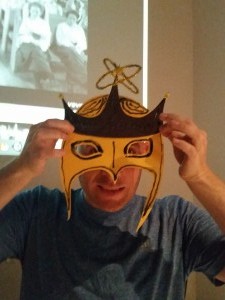 Luchedor Masks - The Yellow Atom   